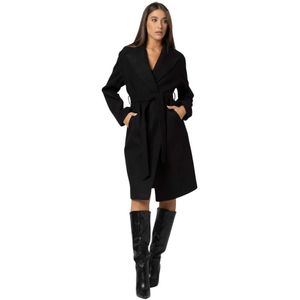 Kocca, Dames, Mantels, Zwart, Maat: L Wol,