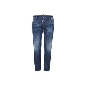 Dsquared2 Stijlvolle Herenbroek Aw24 , Blue , Heren , Maat: 3XL