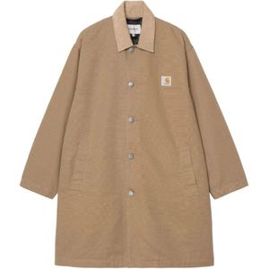 Carhartt WIP - Webster Coat - Leren Jas - Bruin
