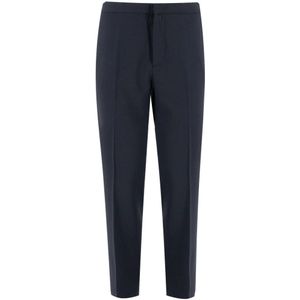 Fabiana Filippi, Dames, Broeken, Blauw, Maat: L Wol,