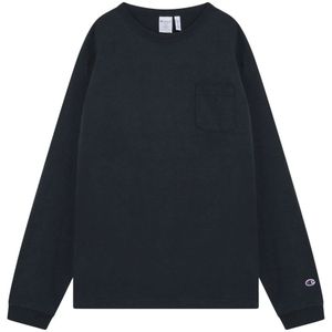 Champion, Heren, Sweatshirts & Hoodies, Blauw, Maat: S