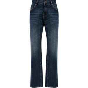 Dolce & Gabbana, Heren, Jeans, Blauw, Maat: 2XL Denim,
