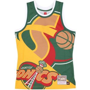 Mitchell & Ness, Heren, Sport, Groen, Maat: L Poliester,