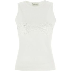 Magda Butrym, Dames, Tops, Wit, Maat: XS Katoen,