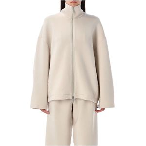 Remain Birger Christensen, Dames, Sweatshirts & Hoodies, Beige, Maat: XS Viscose,