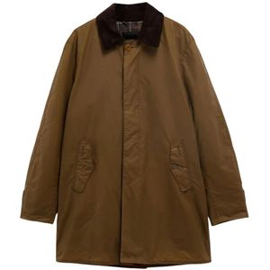 Barbour, Heren, Mantels, Bruin, Maat: L Katoen,