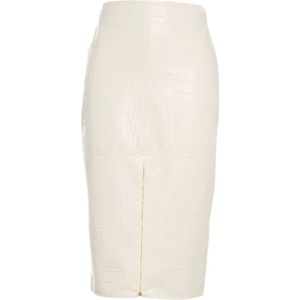 Elisabetta Franchi, Dames, Rokken, Wit, Maat: L