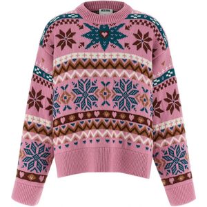 Moschino, Dames, Truien, Veelkleurig, Maat: 2XS Wol,