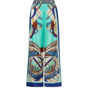 Camilla, Dames, Broeken, Veelkleurig, Maat: M Zijde,