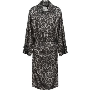 Stella McCartney, Dames, Mantels, Grijs, Maat: 3XS