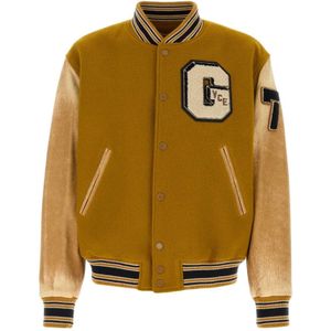 Golden Goose, Heren, Jassen, Geel, Maat: L Wol,