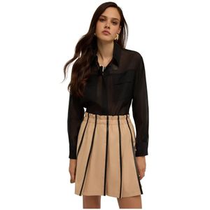 Motivi, Dames, Rokken, Beige, Maat: XS Viscose,