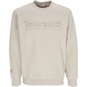 Timberland, Heren, Sweatshirts & Hoodies, Beige, Maat: L Fleece,