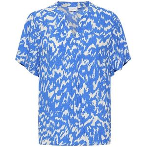 Saint Tropez, Dames, Blouses & Shirts, Blauw, Maat: L