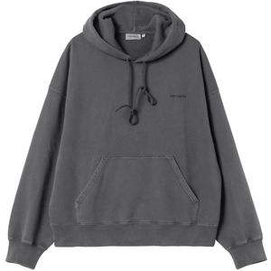 Carhartt Wip, Heren, Sweatshirts & Hoodies, Grijs, Maat: M Katoen,