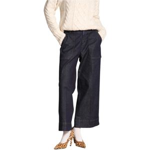 Mason's, Dames, Jeans, Blauw, Maat: 3XS Denim,