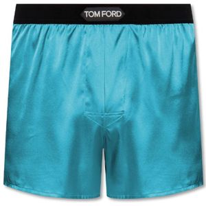 Tom Ford, Heren, Ondergoed, Blauw, Maat: S Zijde,
