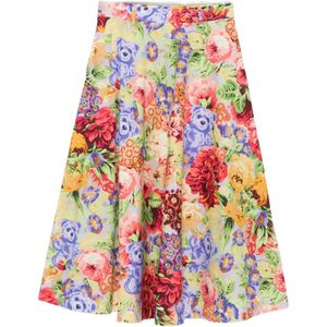 Moschino, Dames, Rokken, Veelkleurig, Maat: 2XS