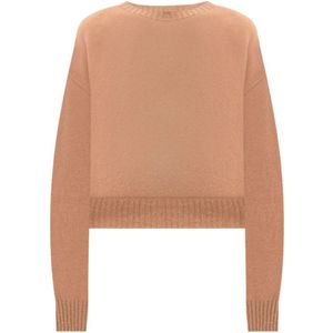 Twinset, Dames, Truien, Bruin, Maat: S Wol,