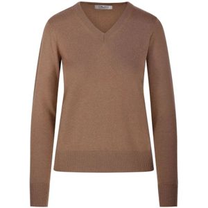 Max Mara, Dames, Truien, Bruin, Maat: M