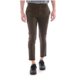 Daniele Alessandrini, Heren, Broeken, Groen, Maat: XS Katoen,