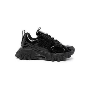 Balmain Sneakers , Black , Heren , Maat: 45 EU