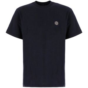 Stone Island, Heren, Tops, Blauw, Maat: XL Katoen,