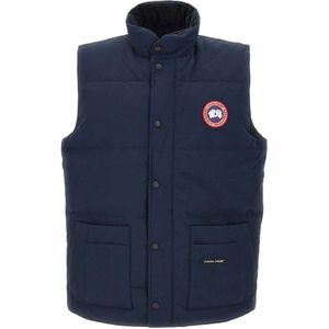 Canada Goose, Heren, Jassen, Blauw, Maat: L Katoen,