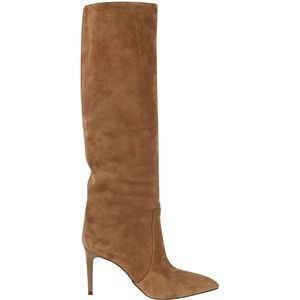 Paris Texas Boots - Comfortable Leather Ankle Boots in bruin