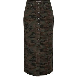 Co'Couture, Dames, Rokken, Groen, Maat: XS Denim,