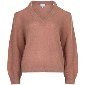 Dante 6, Dames, Truien, Roze, Maat: XS Wol,