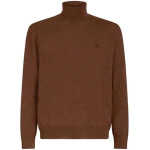 Etro, Heren, Truien, Bruin, Maat: M Wol,