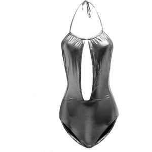 Emporio Armani Ea7, Dames, Badkleding, Grijs, Maat: L Polyamide,