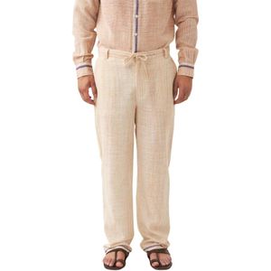 Antik Batik, Heren, Broeken, Beige, Maat: L Katoen,