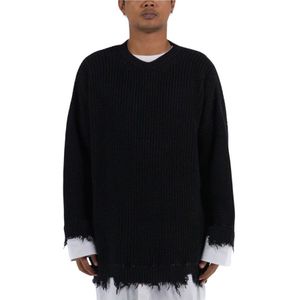 MM6 Maison Margiela, Heren, Truien, Zwart, Maat: L Wol,