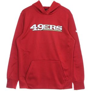 Nike, Heren, Sweatshirts & Hoodies, Rood, Maat: S Katoen,