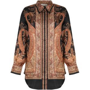 Zimmermann, Dames, Blouses & Shirts, Veelkleurig, Maat: XS Satijn,