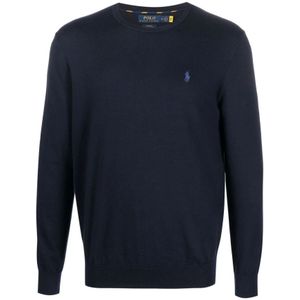 Polo Ralph Lauren, Heren, Truien, Blauw, Maat: 2XL Katoen,
