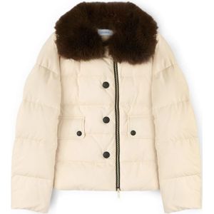 Motivi, Dames, Jassen, Wit, Maat: XS Nylon,