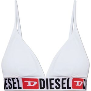 Diesel, Dames, Badkleding, Wit, Maat: 2XS Polyamide,