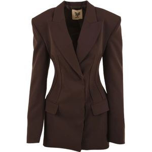 Aniye By, Dames, Jassen, Bruin, Maat: S Leer,