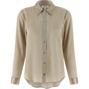 L'Agence, Dames, Blouses & Shirts, Grijs, Maat: M