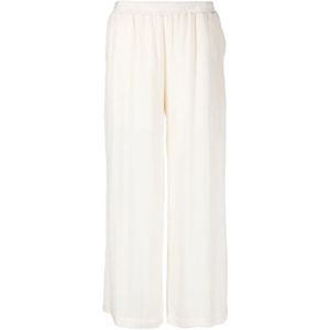 Gold Hawk, Dames, Broeken, Wit, Maat: XS Zijde,