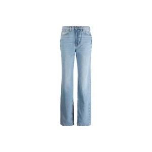 Twinset Rechte jeans , Blue , Dames , Maat: W30