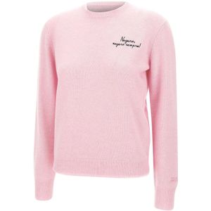 MC2 Saint Barth, Dames, Truien, Roze, Maat: XS Wol,