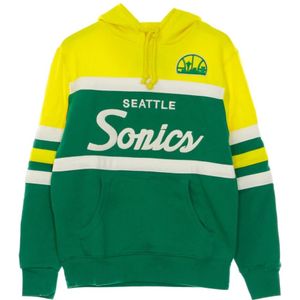 Mitchell & Ness, Heren, Sweatshirts & Hoodies, Veelkleurig, Maat: S