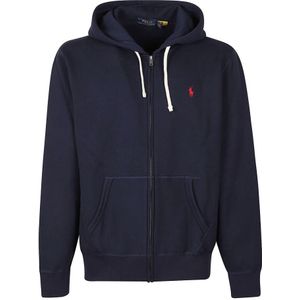 Ralph Lauren, Heren, Sweatshirts & Hoodies, Blauw, Maat: XL Katoen,