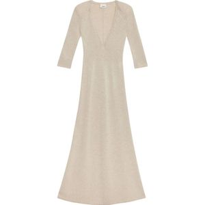 Isabel Marant, Dames, Jurken, Beige, Maat: 2XS Wol,