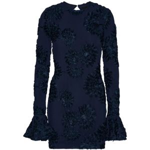 Rotate Birger Christensen, Dames, Jurken, Blauw, Maat: XS