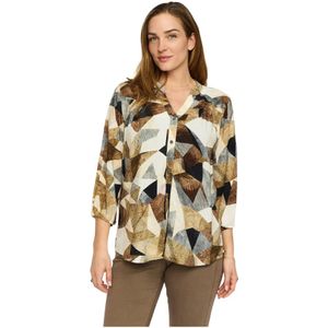 2-Biz, Dames, Blouses & Shirts, Veelkleurig, Maat: S